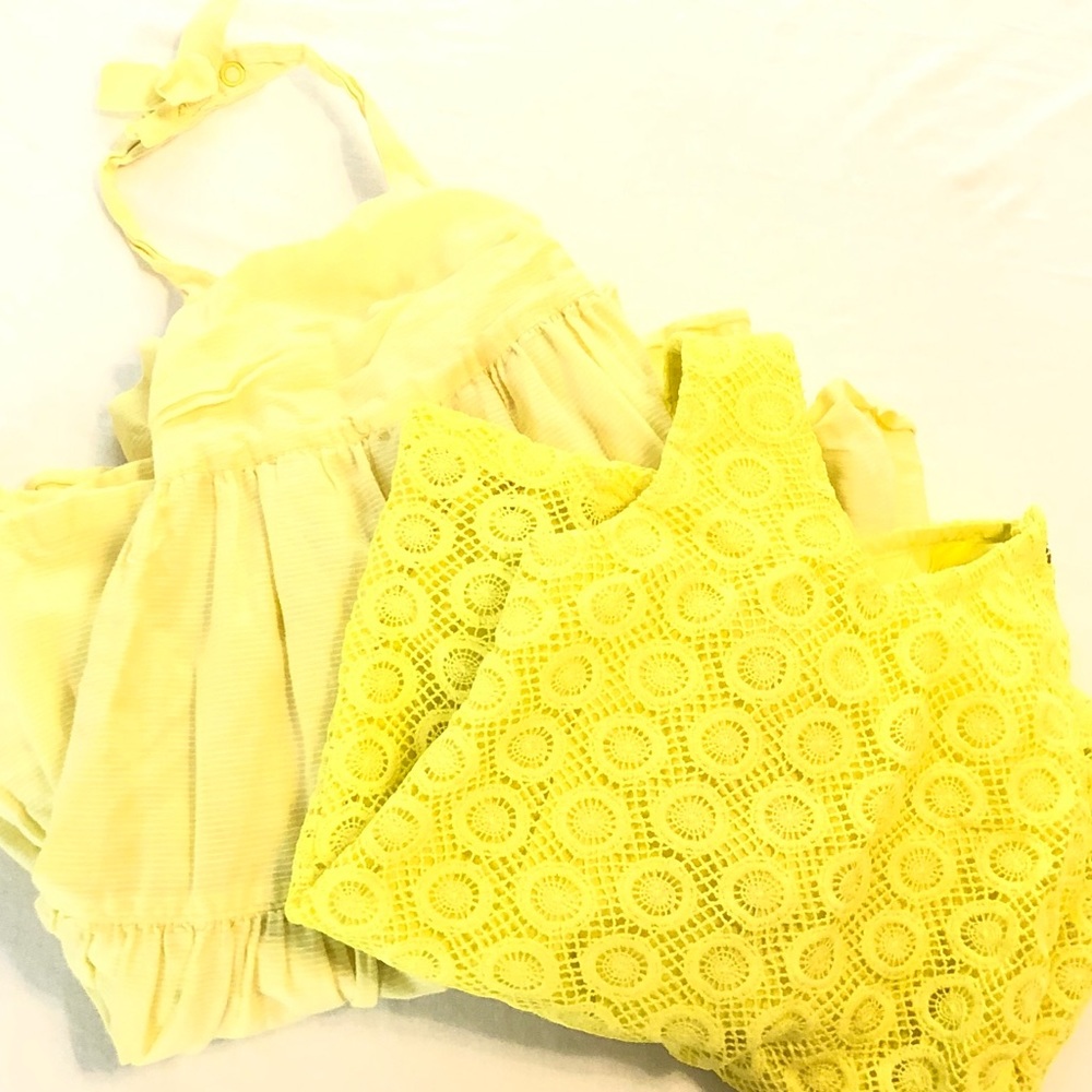 2t Yellow dress Bundle.